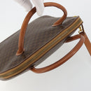 CELINE Macadam Canvas Hand Bag PVC Leather 2way Brown Gold Auth 180638A-6