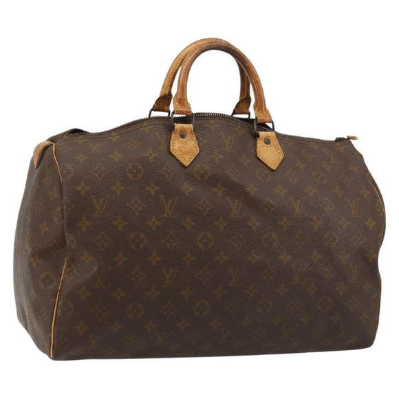LOUIS VUITTON Monogram Speedy 40 Hand Bag Vintage M41522 LV Auth 180647