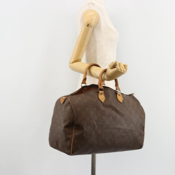 LOUIS VUITTON Monogram Speedy 40 Hand Bag Vintage M41522 LV Auth 180647