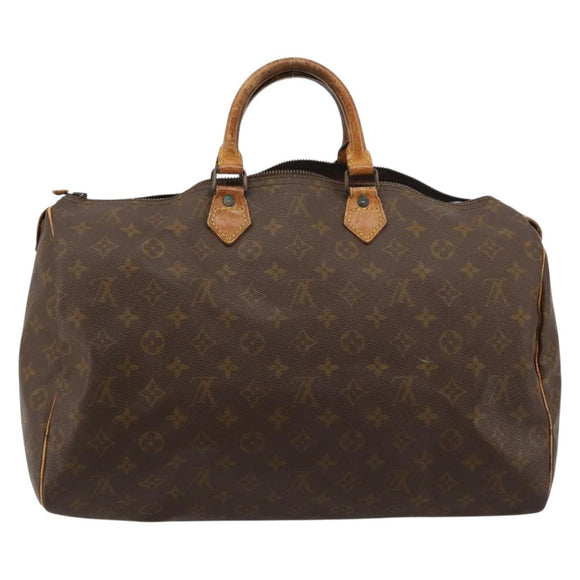 LOUIS VUITTON Monogram Speedy 40 Hand Bag Vintage M41522 LV Auth 180647