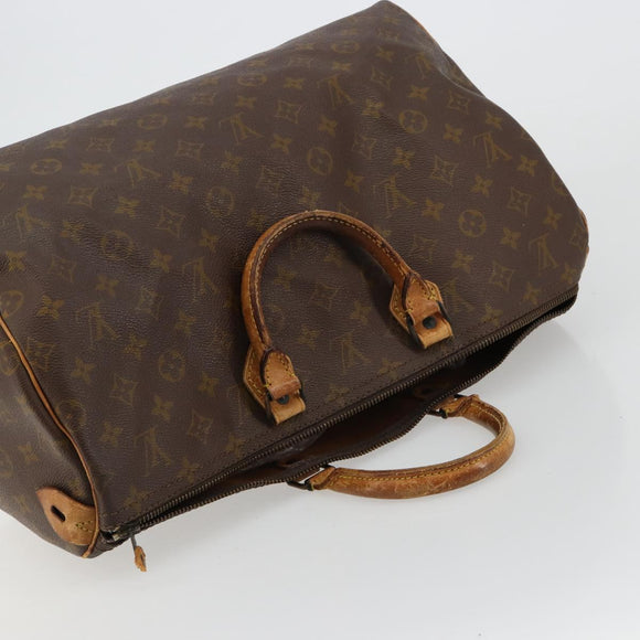 LOUIS VUITTON Monogram Speedy 40 Hand Bag Vintage M41522 LV Auth 180647