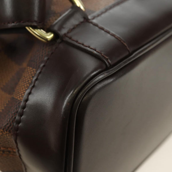 LOUIS VUITTON Damier Ebene Soho Rugzak N51132 LV Auth 180650SAV
