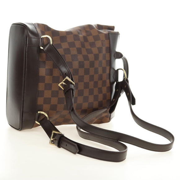 LOUIS VUITTON Damier Ebene Soho Rugzak N51132 LV Auth 180650SAV