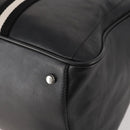 BALLY Boston Bag Leather 2way Black Auth 180652A-10