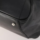BALLY Boston Bag Leather 2way Black Auth 180652A-16