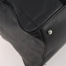 BALLY Boston Bag Leather 2way Black Auth 180652A-17