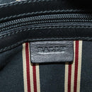 BALLY Boston Bag Leather 2way Black Auth 180652A-22