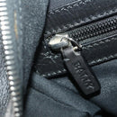 BALLY Boston Bag Leather 2way Black Auth 180652A-23
