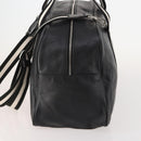 BALLY Boston Bag Leather 2way Black Auth 180652A-3