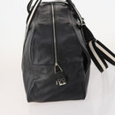 BALLY Boston Bag Leather 2way Black Auth 180652A-4