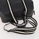 BALLY Boston Bag Leather 2way Black Auth 180652A-7