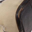 HERMES Tower Ash Garden Party MM Handtas Canvas Beige Zilver Auth 180653-15