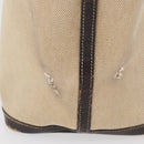 HERMES Tower Ash Garden Party MM Handtas Canvas Beige Zilver Auth 180653-4