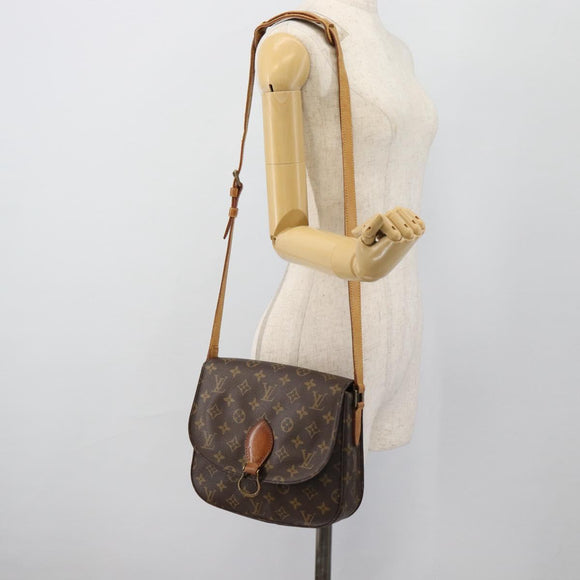 LOUIS VUITTON Monogram Saint Cloud GM Shoulder Bag M51242 LV Auth 180654