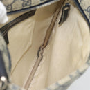 GUCCI GG Supreme Shoulder Bag PVC Navy Silver 295257 Auth 180659A-19