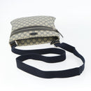 GUCCI GG Supreme Shoulder Bag PVC Navy Silver 295257 Auth 180659A-7