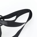PRADA Rugzak Nylon Zwart Zilver Auth 180665A-15