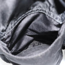 PRADA Rugzak Nylon Zwart Zilver Auth 180665A-26