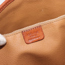 CELINE Macadam Canvas Tote Bag PVC Leather Brown Gold Auth 180666-14