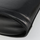 MCM Vicetos Logogram Hand Bag Leather Black Gold Auth 180670-15