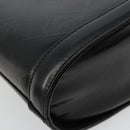 MCM Vicetos Logogram Hand Bag Leather Black Gold Auth 180670-16