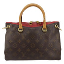 LOUIS VUITTON Monogram Palas BB Handtasche 2way Slys M41241 LV Auth 180676-13