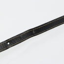 FENDI Pecan Canvas Shoulder Bag PVC Brown Black Auth 180678-8