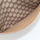 GUCCI GG Supreme Web Sherry Line Tragetasche PVC Beige Rot 39 02 003 Auth 180682-19