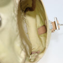 PRADA Rugzak Nylon Groen Zilver Auth 180684-29