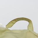 PRADA Rugzak Nylon Groen Zilver Auth 180684-14