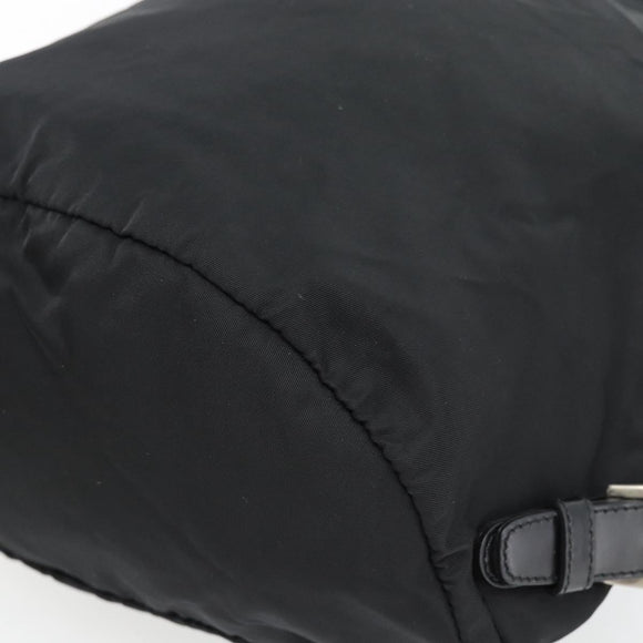 PRADA Rucksack Nylon Schwarz Silber Authentisch 180688A