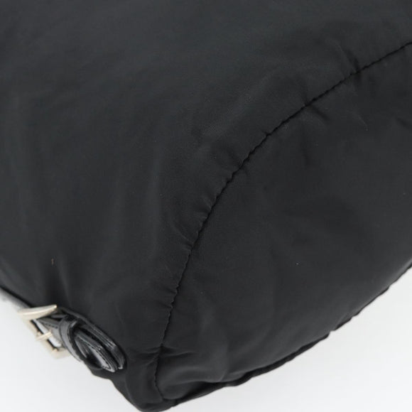 PRADA Rucksack Nylon Schwarz Silber Authentisch 180688A