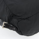 PRADA Rucksack Nylon Schwarz Silber Authentisch 180688A-16