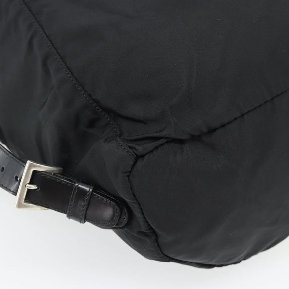 PRADA Rucksack Nylon Schwarz Silber Authentisch 180688A
