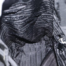 PRADA Rucksack Nylon Schwarz Silber Authentisch 180688A-20