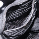 PRADA Rucksack Nylon Schwarz Silber Authentisch 180688A-22