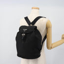 PRADA Rucksack Nylon Schwarz Silber Authentisch 180688A-23