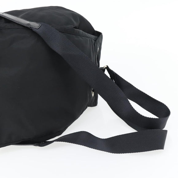 PRADA Rucksack Nylon Schwarz Silber Authentisch 180688A
