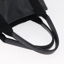 BALENCIAGA Navy Kabas S Tote Bag Leather Black Silver 339933 Auth 180690-7