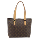 LOUIS VUITTON Monogram Cabas Piano Tote Bag M51148 LV Auth 180702SAV-13