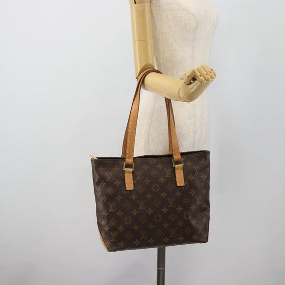 LOUIS VUITTON Monogram Cabas Piano Tote Bag M51148 LV Auth 180702SAV