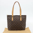 LOUIS VUITTON Monogram Cabas Piano Tote Bag M51148 LV Auth 180702SAV-12
