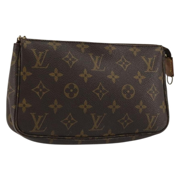 LOUIS VUITTON Monogram Pochette Accessoires Pouch M51980 LV Auth 180703