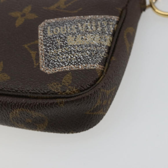 LOUIS VUITTON Monogram Trunk Mini Pochette Accessoires Pouch M63798 Auth 180704