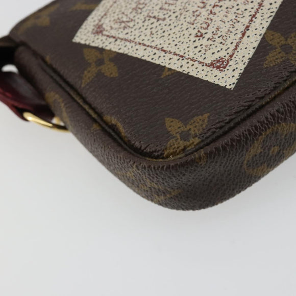LOUIS VUITTON Monogram Trunk Mini Pochette Accessoires Pouch M63798 Auth 180704