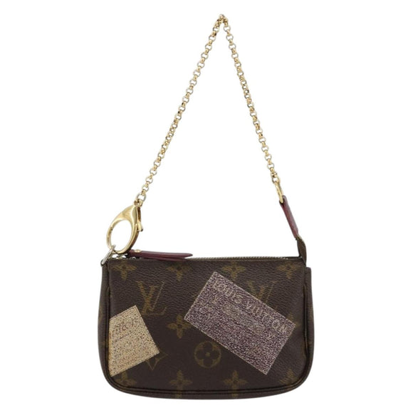 LOUIS VUITTON Monogram Trunk Mini Pochette Accessoires Pouch M63798 Auth 180704