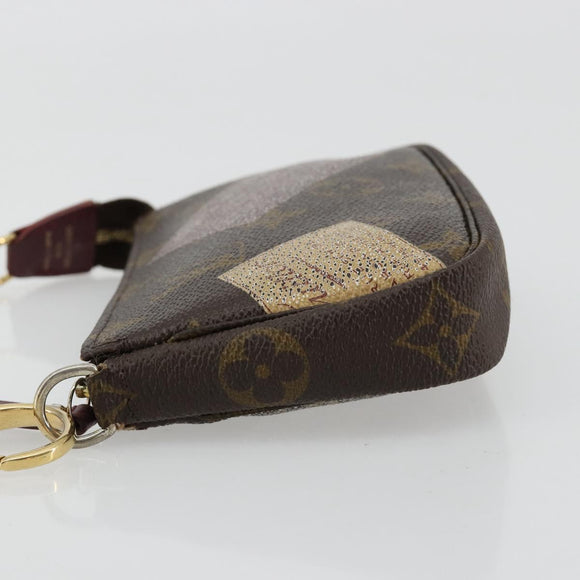 LOUIS VUITTON Monogram Trunk Mini Pochette Accessoires Pouch M63798 Auth 180704