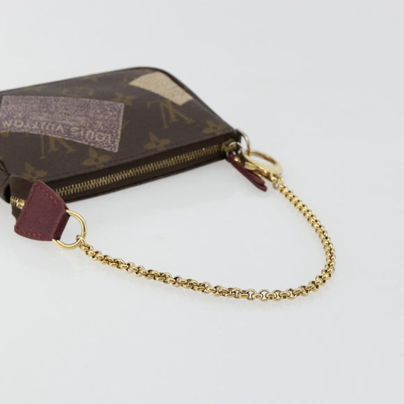 LOUIS VUITTON Monogram Trunk Mini Pochette Accessoires Pouch M63798 Auth 180704
