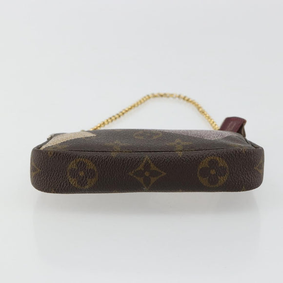 LOUIS VUITTON Monogram Trunk Mini Pochette Accessoires Pouch M63798 Auth 180704