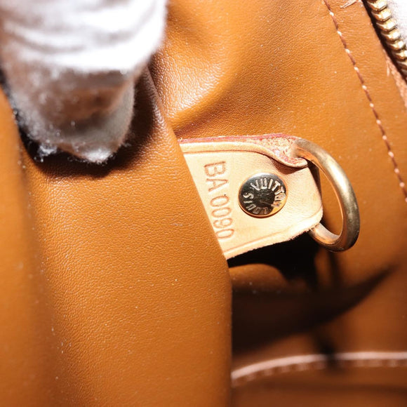 LOUIS VUITTON Monogram Vernis Tompkins Square Bag Bronze M91103 LV Auth 180705